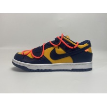 Nike Dunk Low Off-White University Gold Midnight Navy (Top Quality)