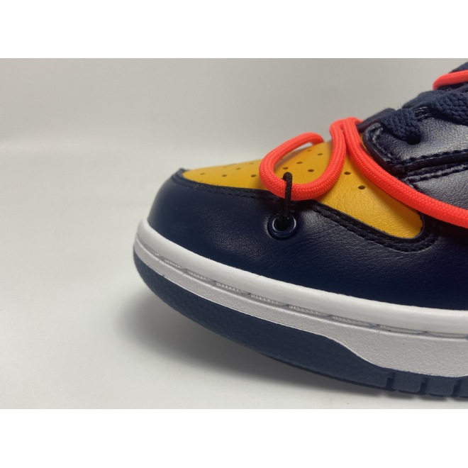 Nike Dunk Low Off-White University Gold Midnight Navy (Top Quality)