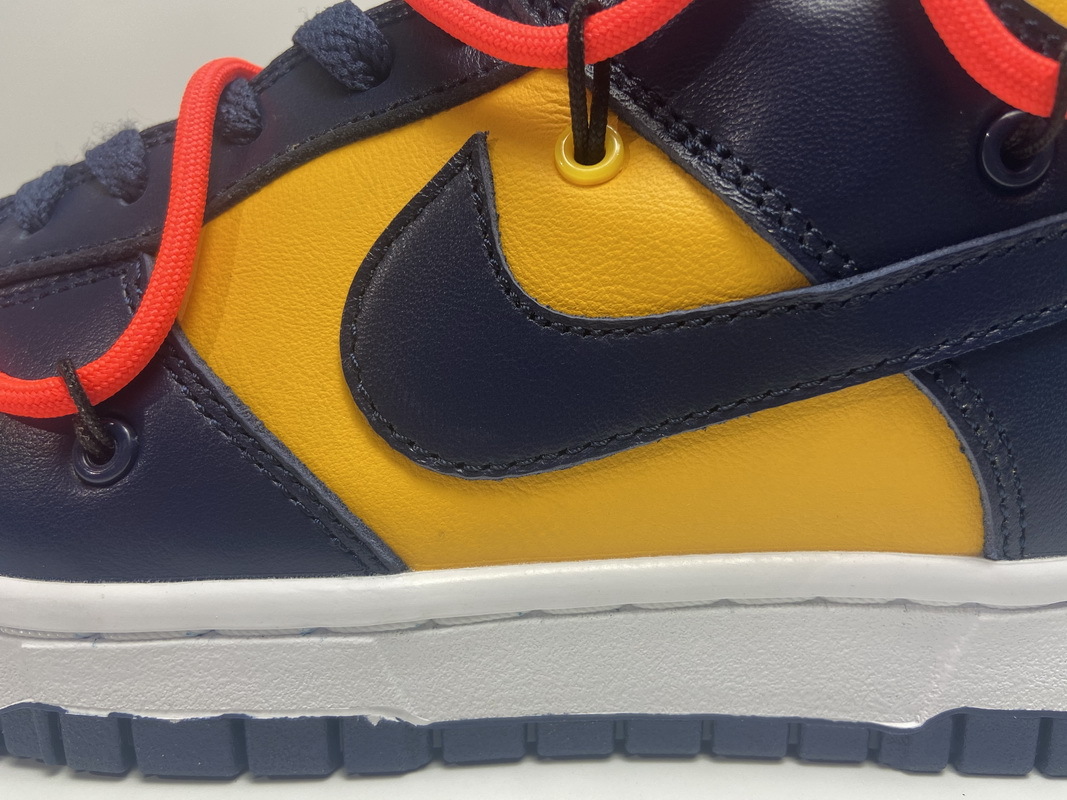 Nike Dunk Low Off-White University Gold Midnight Navy (Top Quality)