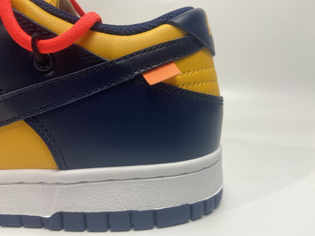 Nike Dunk Low Off-White University Gold Midnight Navy (Top Quality)