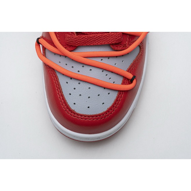 Nike Dunk Low Off-White University Red(Mid Quality)