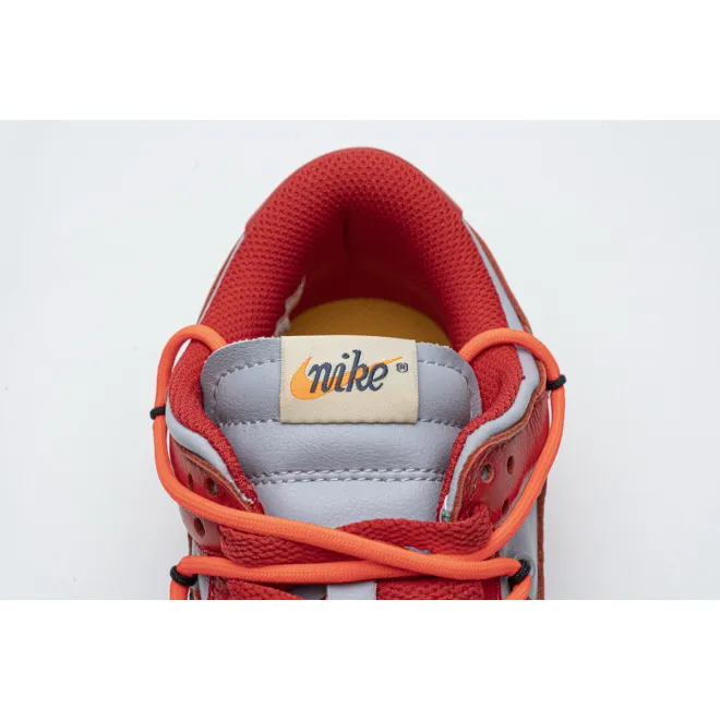 Nike Dunk Low Off-White University Red(Mid Quality)