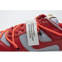 Nike Dunk Low Off-White University Red(Mid Quality)