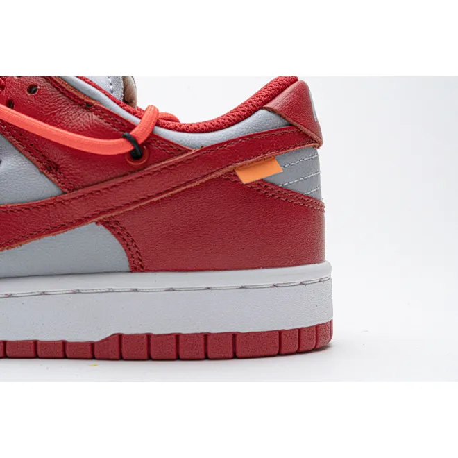 Nike Dunk Low Off-White University Red(Mid Quality)