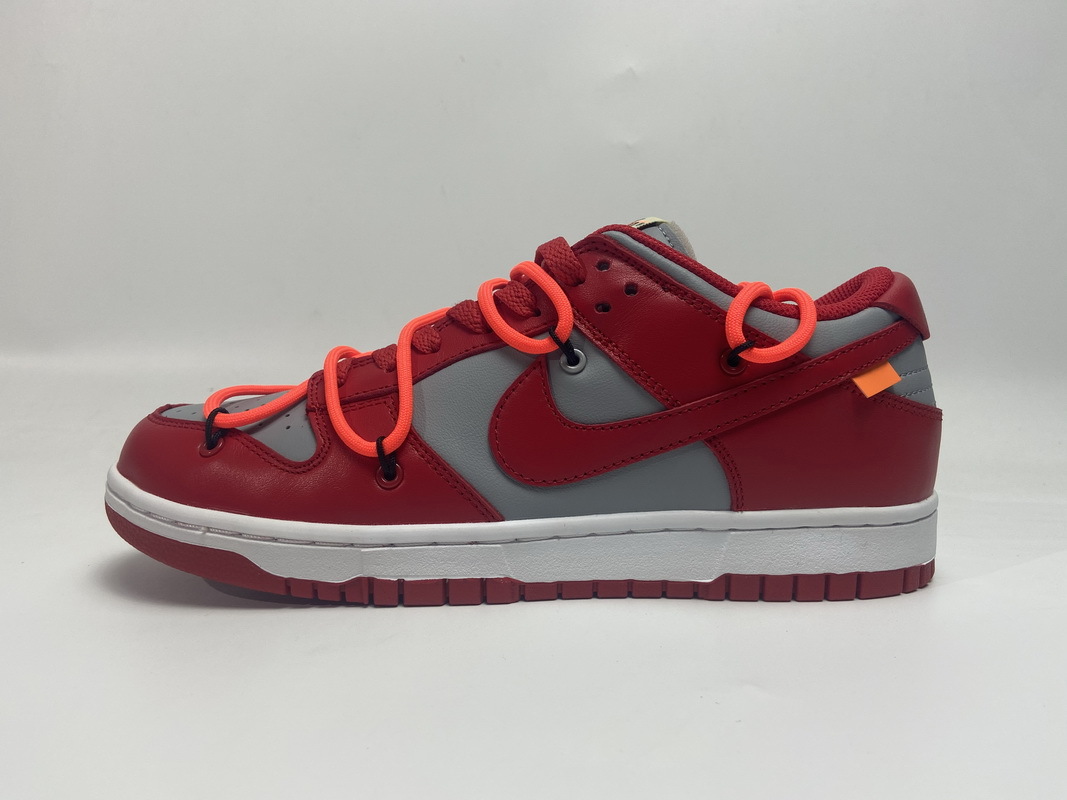 Nike Dunk Low Off-White University Red(Top Quality)