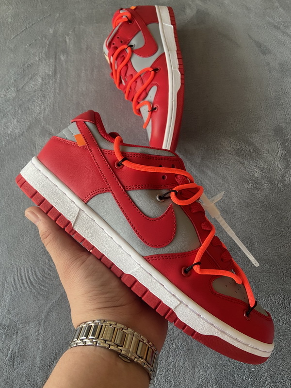 Nike Dunk Low Off-White University Red(Top Quality)