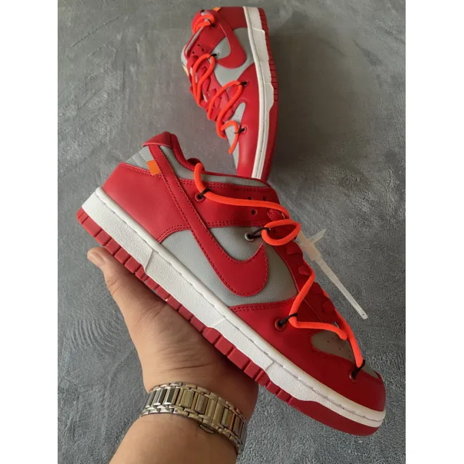 Nike Dunk Low Off-White University Red(Top Quality)