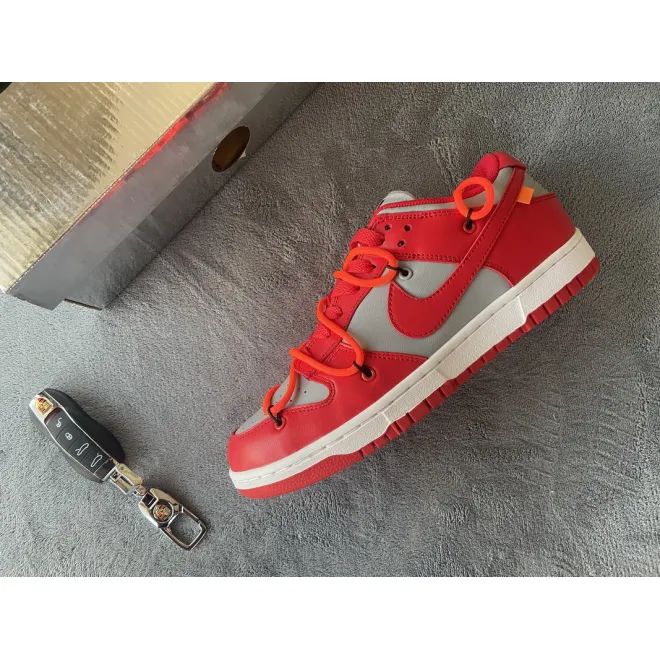 Nike Dunk Low Off-White University Red(Top Quality)