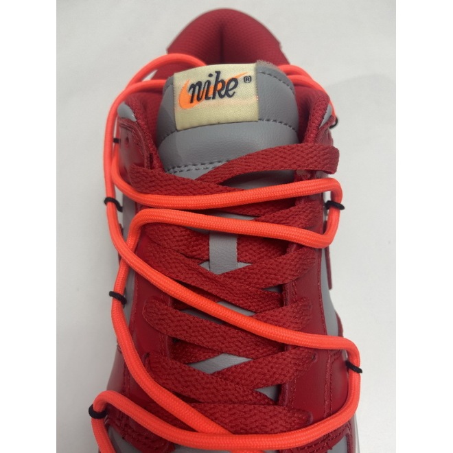 Nike Dunk Low Off-White University Red(Top Quality)
