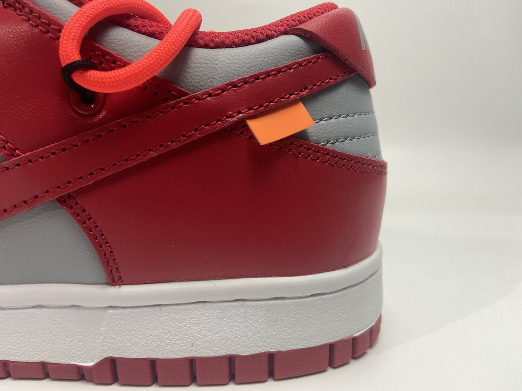 Nike Dunk Low Off-White University Red(Top Quality)