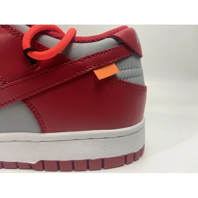 Nike Dunk Low Off-White University Red(Top Quality)