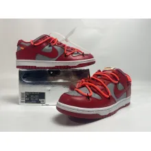 Nike Dunk Low Off-White University Red(Top Quality)