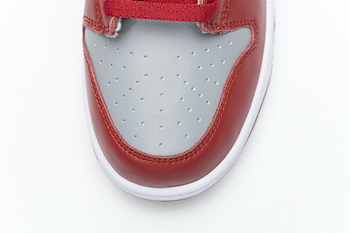 Nike Dunk Low Retro Medium Grey Varsity Red UNLV (2021) (Cheap Sneakers)