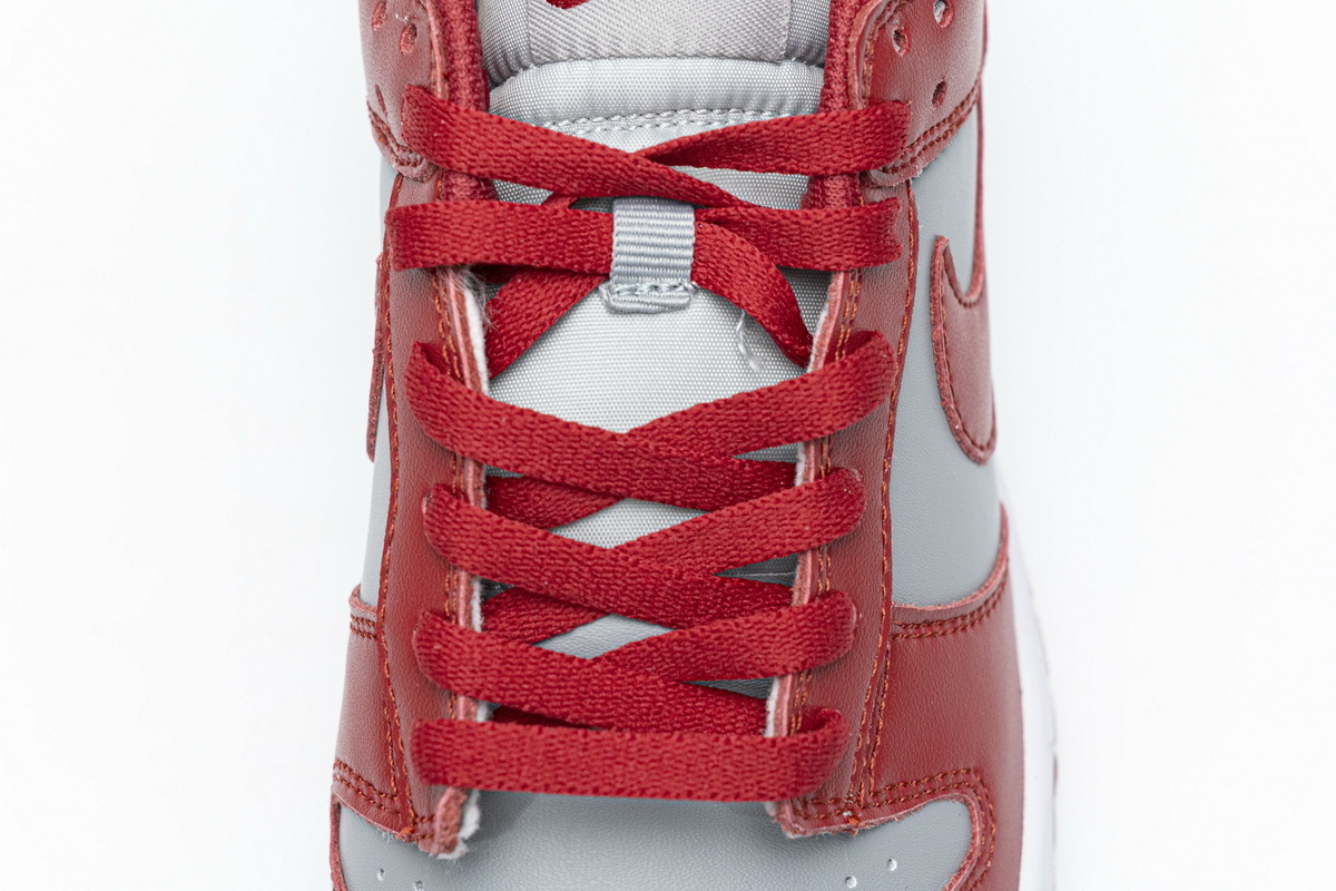 Nike Dunk Low Retro Medium Grey Varsity Red UNLV (2021) (Cheap Sneakers)