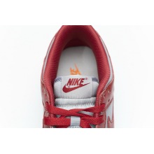 Nike Dunk Low Retro Medium Grey Varsity Red UNLV (2021) (Cheap Sneakers)
