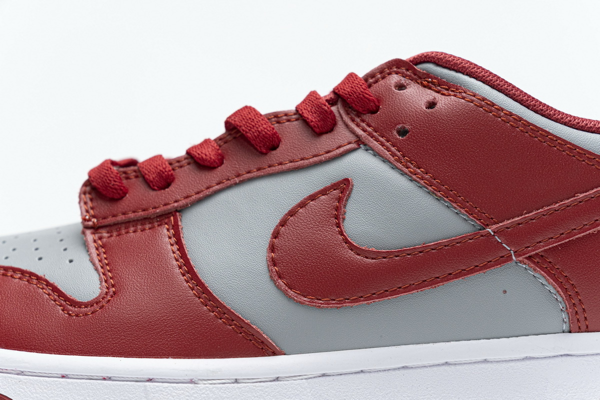 Nike Dunk Low Retro Medium Grey Varsity Red UNLV (2021) (Cheap Sneakers)
