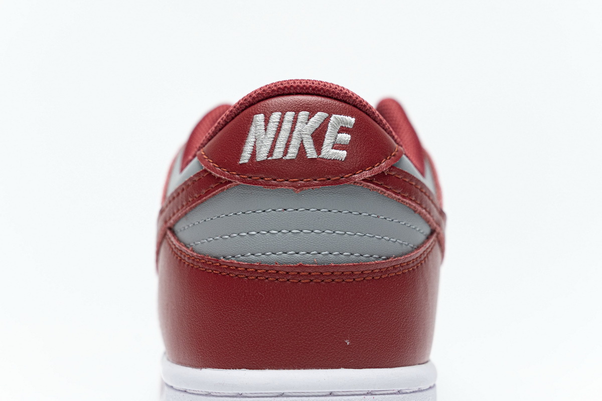 Nike Dunk Low Retro Medium Grey Varsity Red UNLV (2021) (Cheap Sneakers)