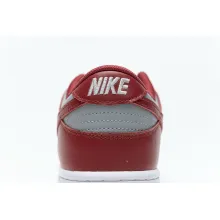 Nike Dunk Low Retro Medium Grey Varsity Red UNLV (2021) (Cheap Sneakers)