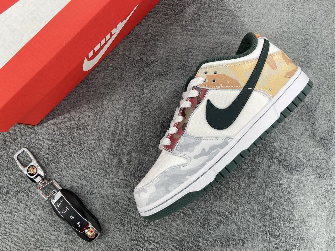 Nike Dunk Low SE Sail Multi-Camo (Mid Quality)