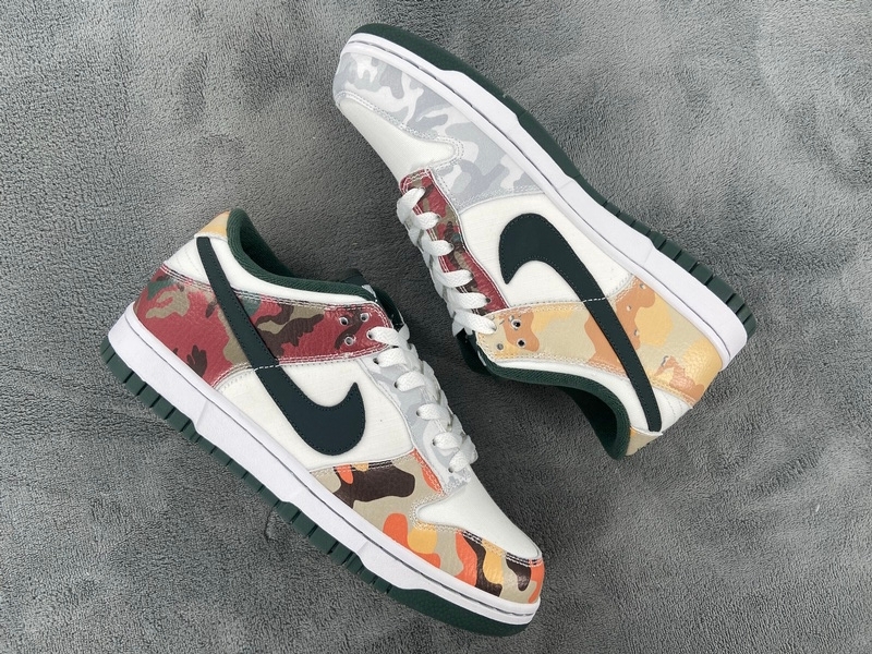 Nike Dunk Low SE Sail Multi-Camo (Mid Quality)