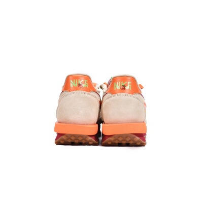 Nike LD Waffle sacai CLOT Kiss of Death Net Orange Blaze
