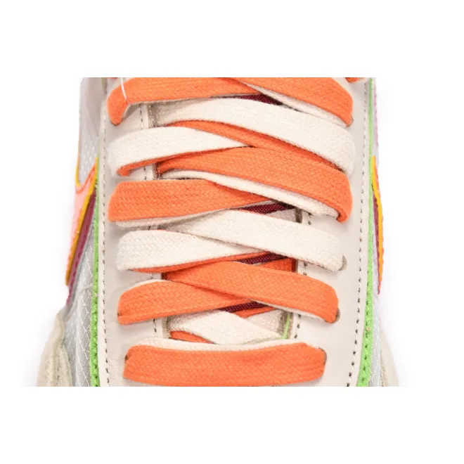 Nike LD Waffle sacai CLOT Kiss of Death Net Orange Blaze