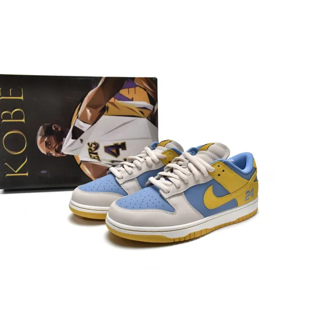 Nike SB Dunk Low Kobe Navy Blue White Yellow (Top Quality)