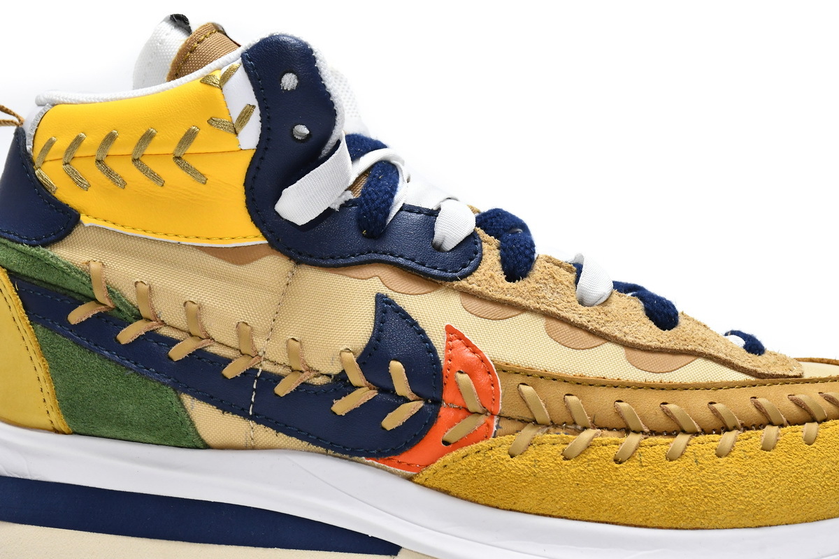 Nike Vaporwaffle sacai Jean Paul Gaultier Sesame Blue