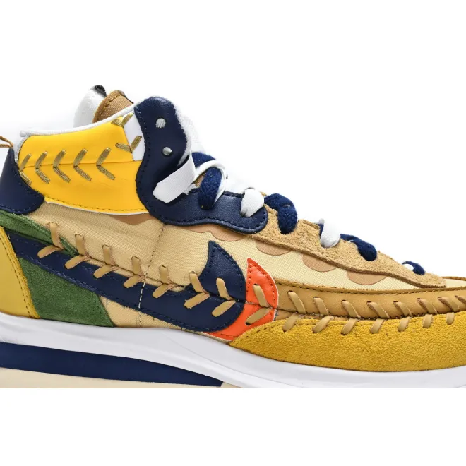 Nike Vaporwaffle sacai Jean Paul Gaultier Sesame Blue