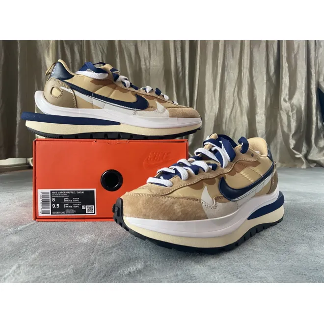 Nike Vaporwaffle sacai Sesame Blue Void