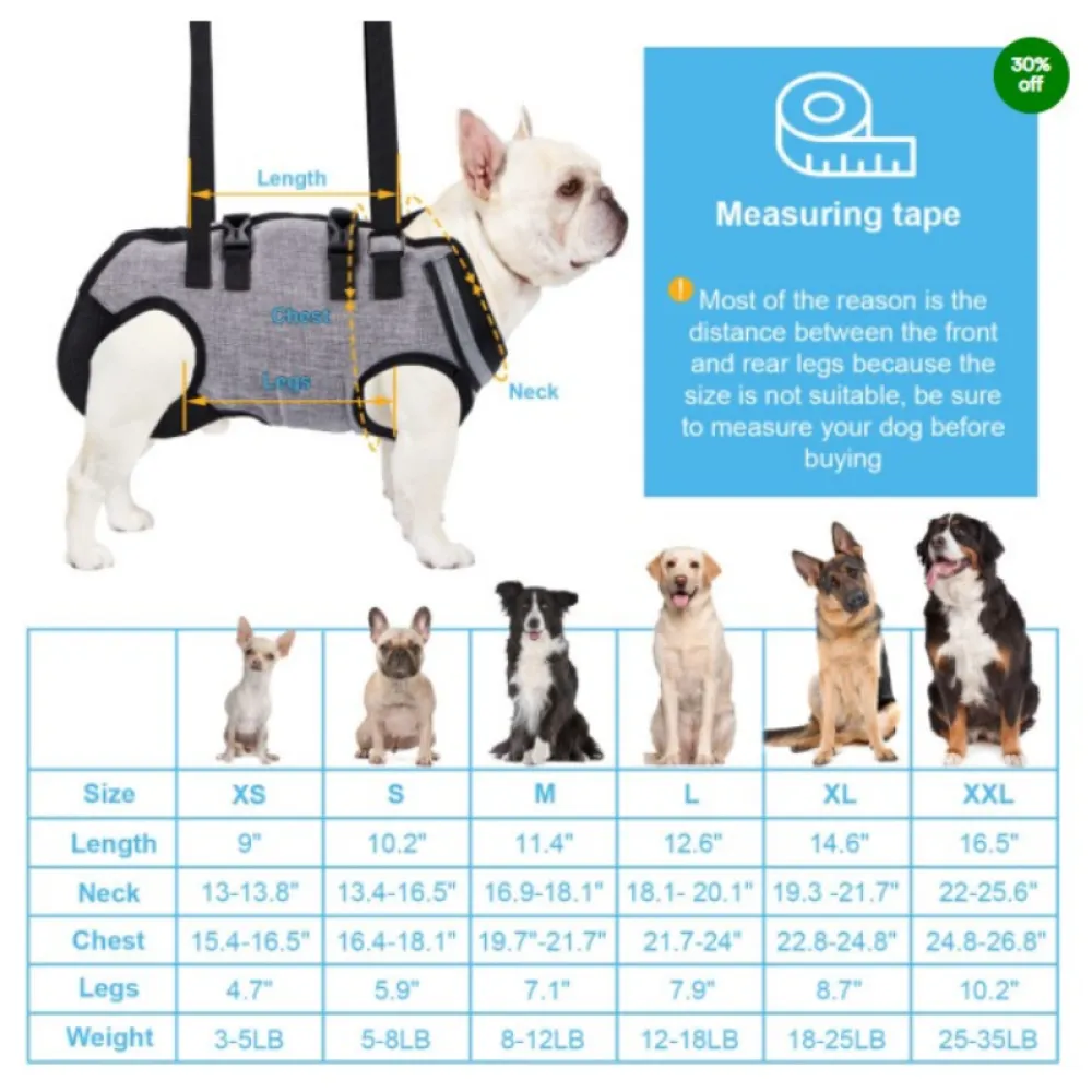 Oxford Full Body Lifting Harness for Dogs07