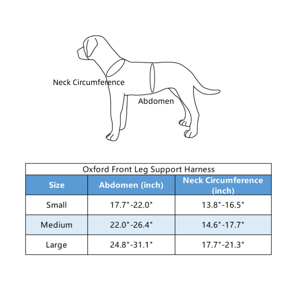 Oxford Front Leg Harness06