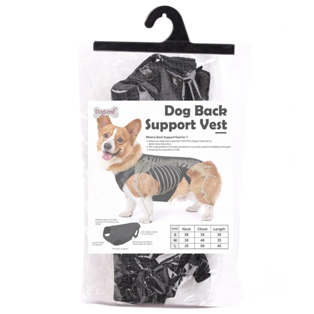Hinged Canine Back Brace05