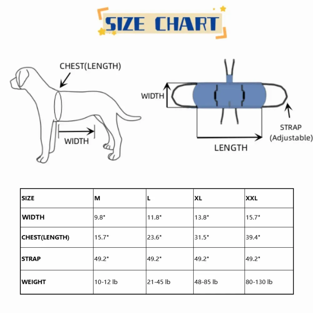  Dog Full Body Lifting Harnesses05