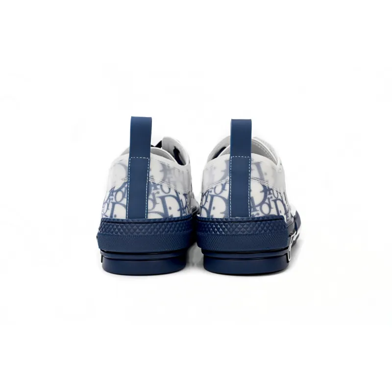 Replica Dior B23 Low Top Blue Oblique,3SN249YNT_H565