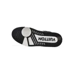 Replica Louis Vuitton Trainer Black And White Cloth Cover,VL1202