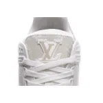 Replica Louis Vuitton Trainer White Denim,MS0241