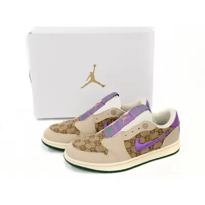 Replica Air Jordan 1 Low Guchi Purple,AV3918-518 01