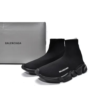 Replica Balenciaga Balenciaga Speed Runner Trainer Black 01