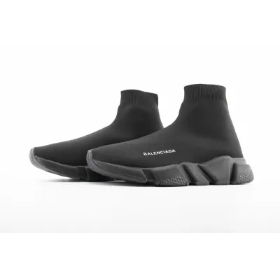 Replica Balenciaga Speed Runner Black 01