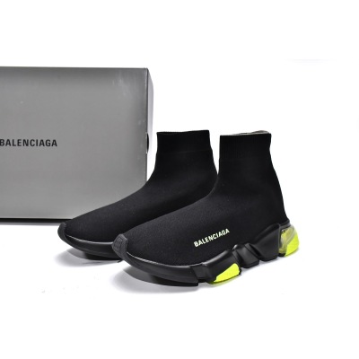 Replica Balenciaga Speed Runner Black Green 01