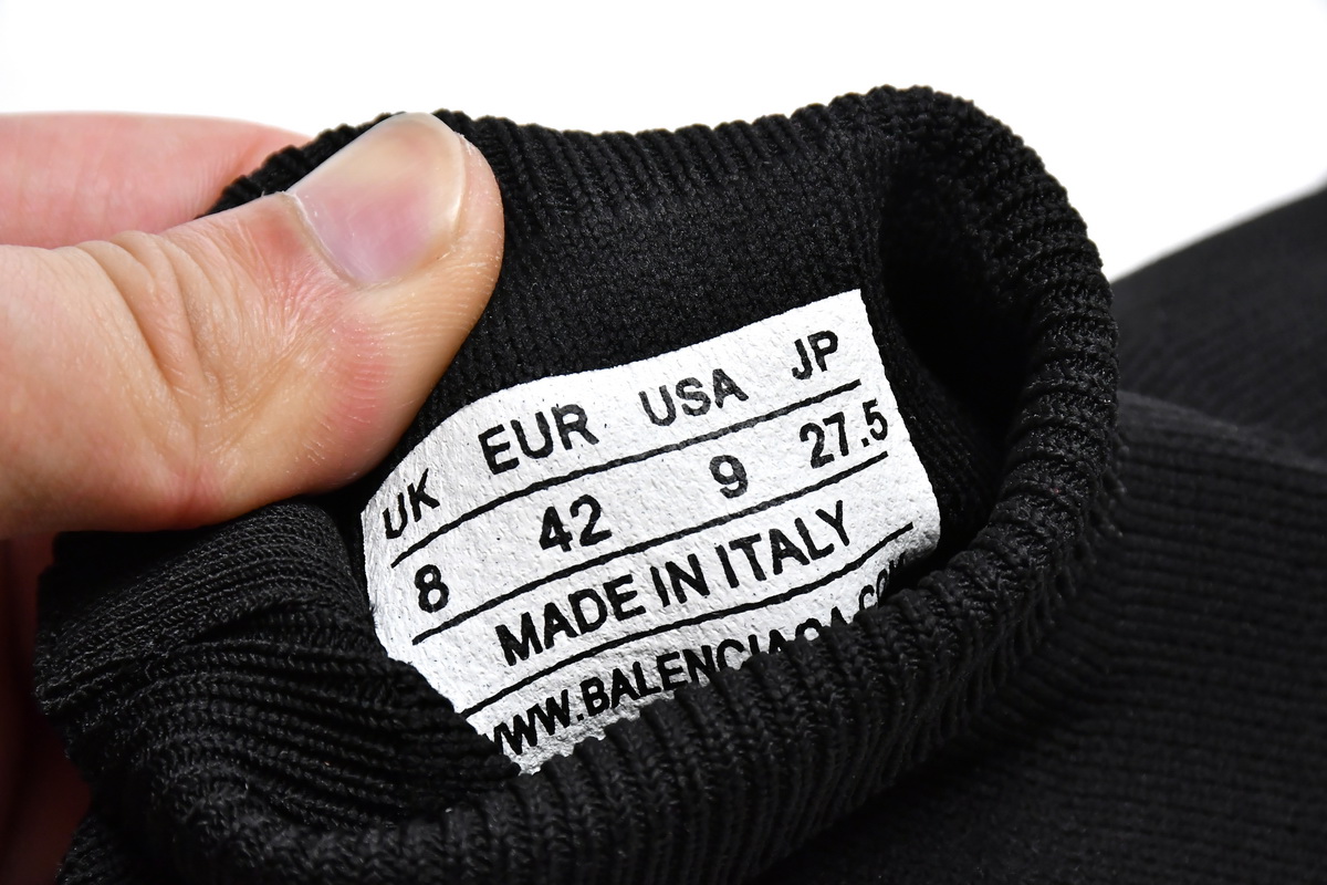 Replica Balenciaga Speed Runner Black Green Word