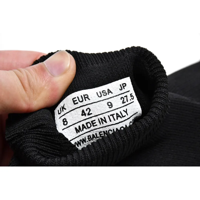 Replica Balenciaga Speed Runner Black Green Word