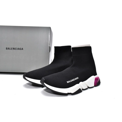 Replica Balenciaga Speed Runner Black Purple 01