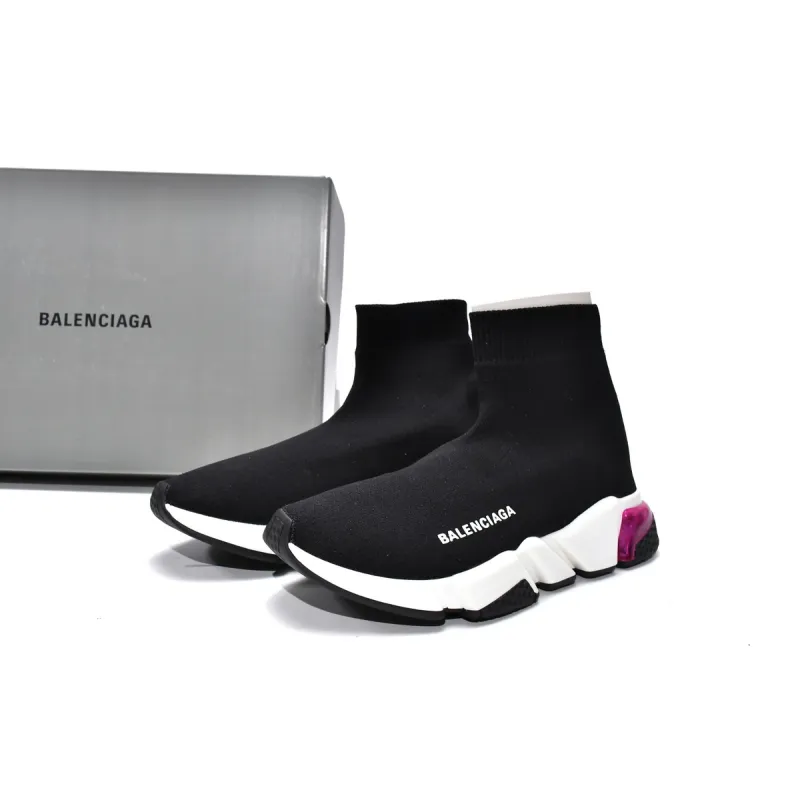 Replica Balenciaga Speed Runner Black Purple
