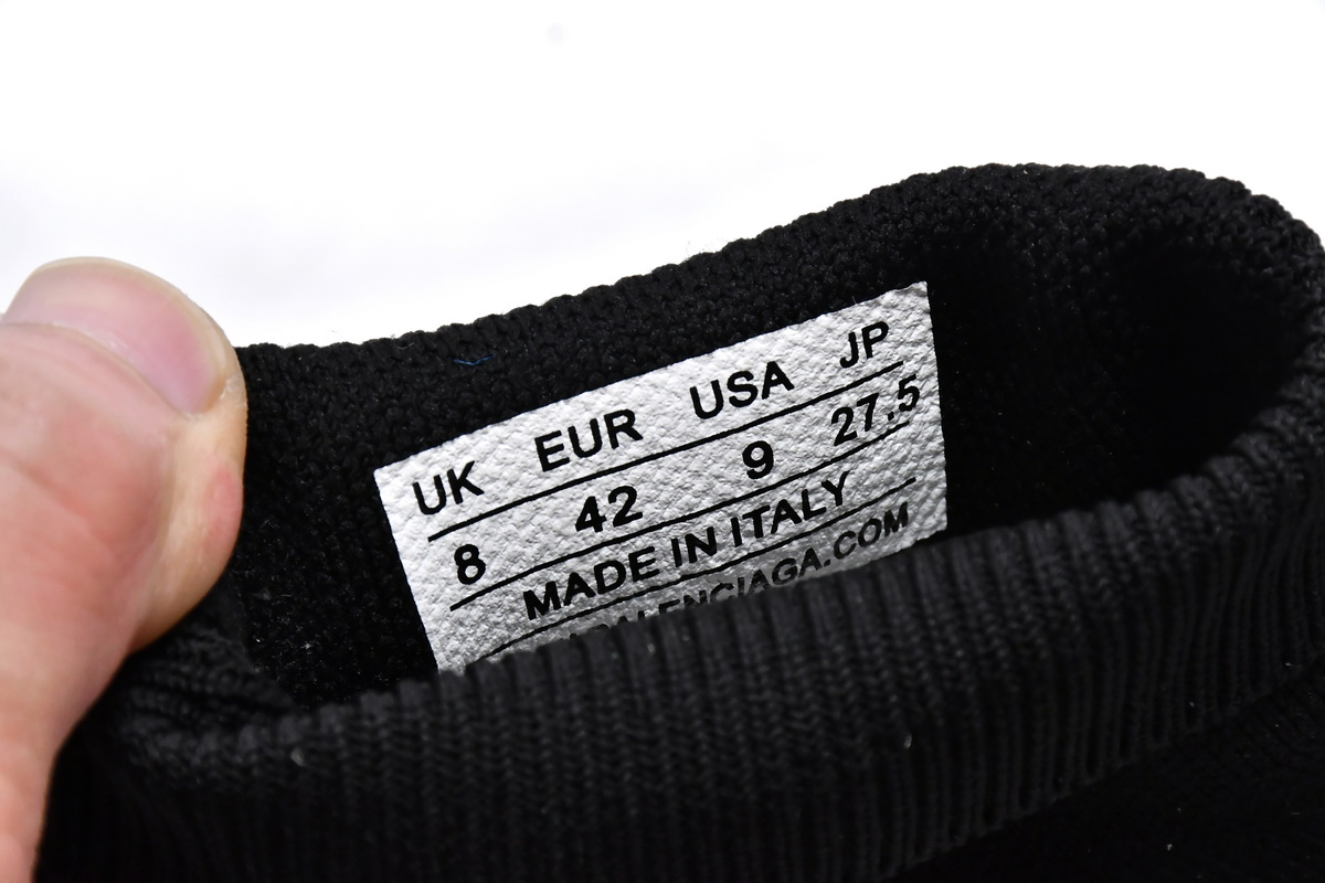 Replica Balenciaga Speed Runner Black Red Word