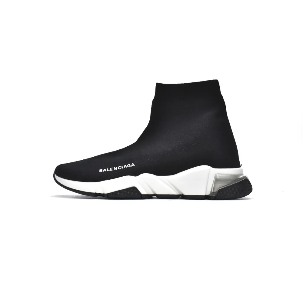 Replica Balenciaga Speed Runner Black White