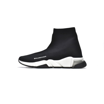 Replica Balenciaga Speed Runner Black White 02