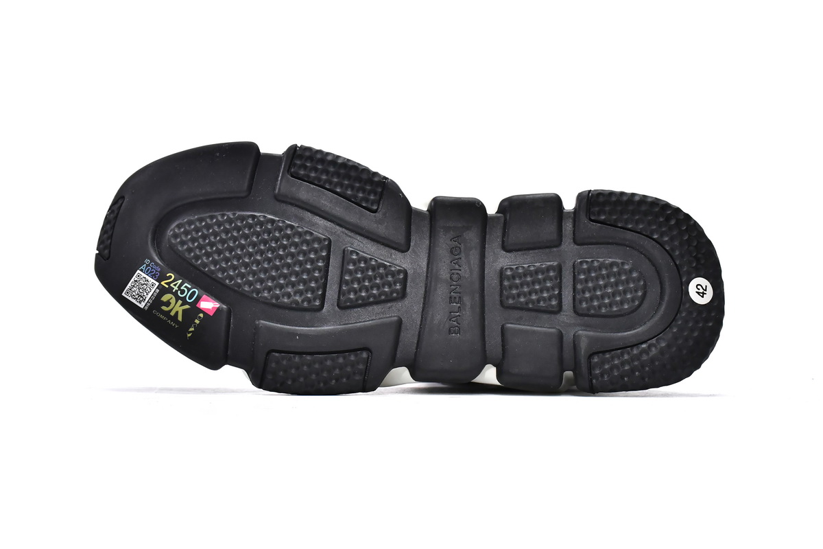 Replica Balenciaga Speed Runner Black White