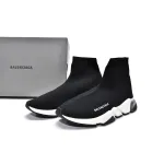 Replica Balenciaga Speed Runner Black White